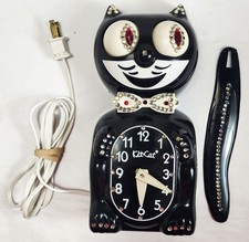 Works! Vintage KIT CAT KLOCK