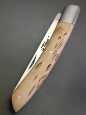 COUTEAU LE THIERS PAR LE SABOT, manche BOULEAU, guilloché