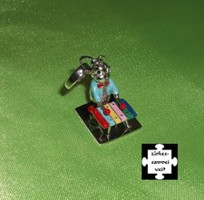 orig FOSSIL Charm MONKEY plays XYLOPHONE animal musician multi colored ape affe