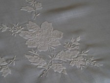 nappe, brodée, point de paris