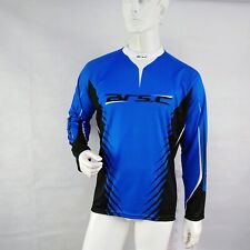 Maillot de cyclisme à manches longues VTT enduro freeride bleu