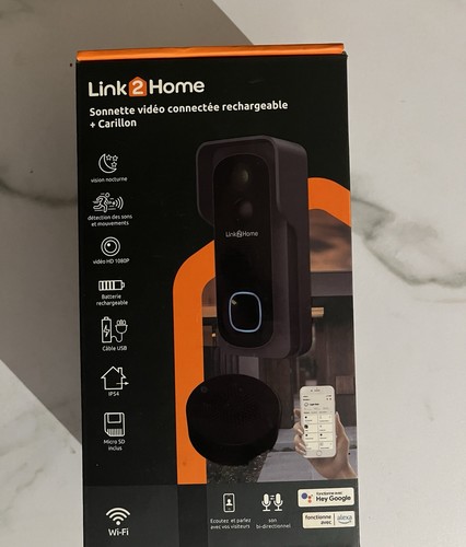 Link2home sonnette vidéo - sonnette,