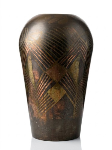 Vase dinanderie art - vase, en