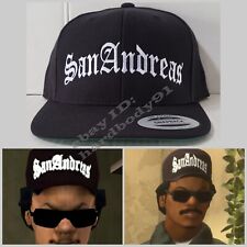 GTA Grand Theft Auto San Andreas Ryder All Black Snapback Hat Cap
