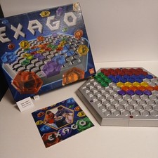 Exago Board Game Goliath 2004 Strategy Tile Family Game -Missing 7 Tiles E Z Fix