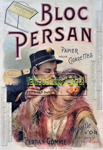 Tabac bloc persan 1904 - bloc,