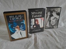 Mylene Farmer - Lot De 3 VHS - Excellent État 