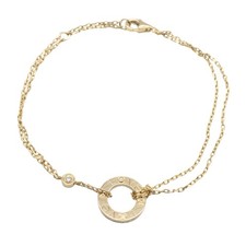 Cartier Love Circle Bracelet 2PD Accessory K18 (Yellow Gold) Diamond Women's Cle