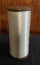 Bobine bois ancienne SAM fil