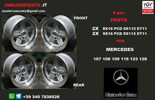 Jantes penta kit 16 - 9j,