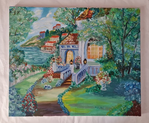 Tableau par allain huile - tableau, art