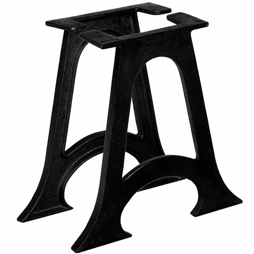 Pied banc cadre en - pied, y
