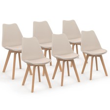 Lot de 6 chaises scandinaves