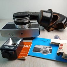 PETRI 7S 35MM FILM RAGEFINDER CAMERA |  45mm F/2.8 LENS Tested Works Great #0085