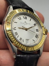 [ NEAR MINT ] 35MM Baume & Mercier Malibu 18k Gold & Stainless Steel Two Tone 