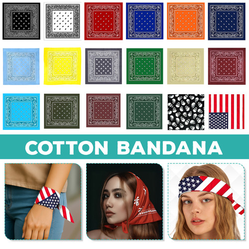 Bandana carré 100 - carré, cm