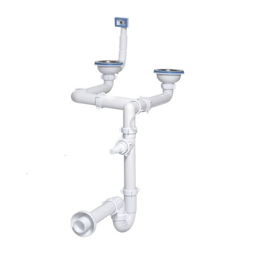 Siphon double évier 115 - , mm