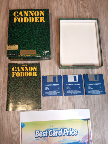 Cannon fodder amiga big box - cannon,