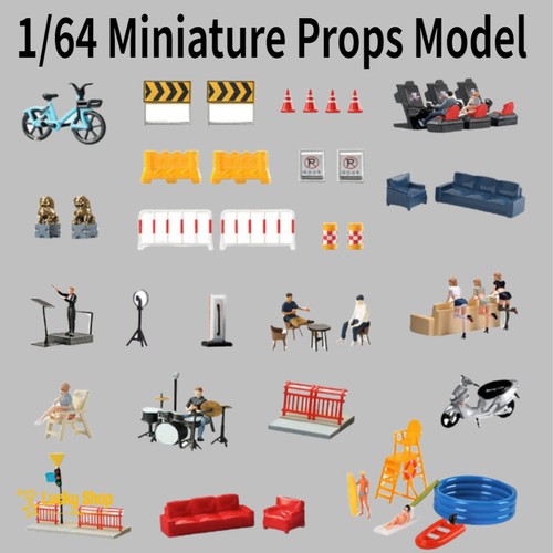 Diorama scale props model - 1/64,