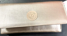 Kipling Money Land Snap Wallet Protection Pockets- Sparkling Champagne