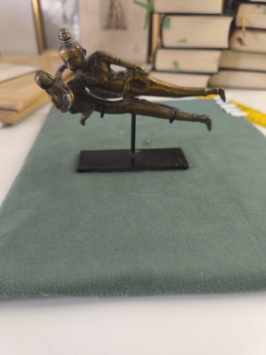 Statuette bronze ethnique - en,