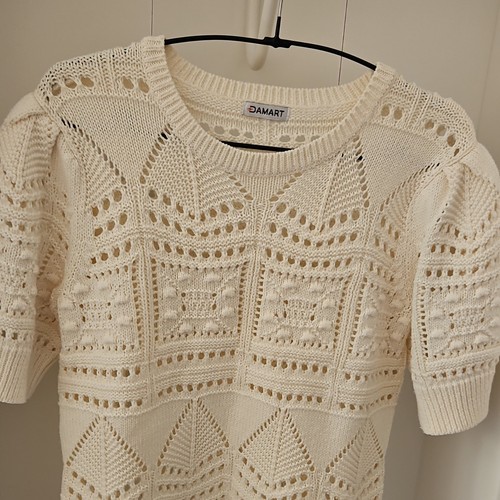 Damart pull femme écru