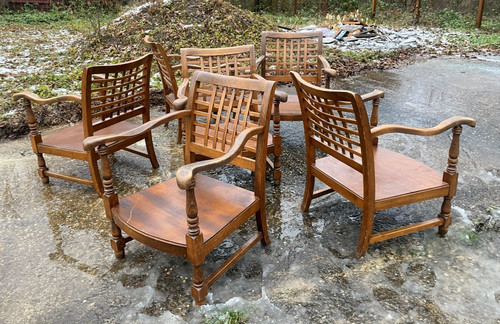 Fauteuils bas vintage - 6,