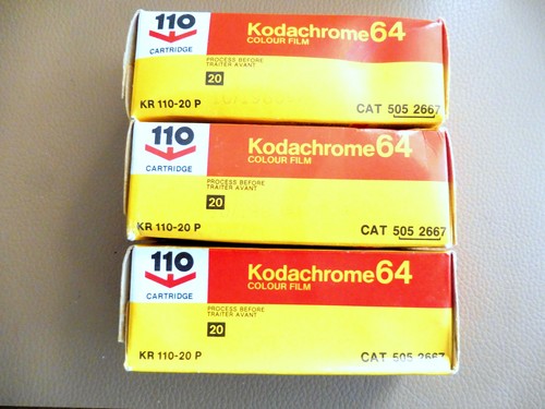Lot kodachrome 64 - de,