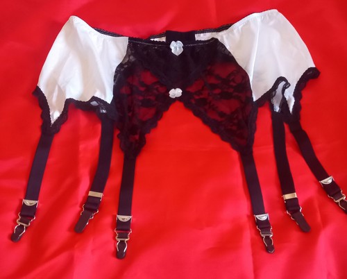 Porte jarretelles blanc - jarretelles, taille