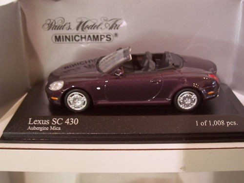 Lexus 430 aubergine - lexus, 1/43