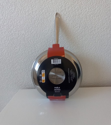 Poêle 24cm inox - poêle, en