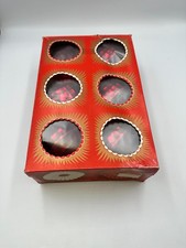 Boite de 6 boules de Noël en