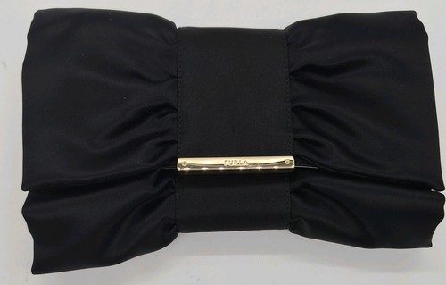 Pochette satin furla noire - satin,