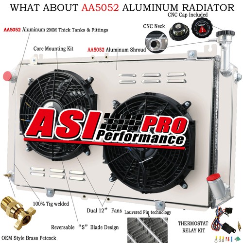 3row radiateur shroud fan - 3row,