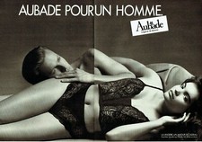  1987 Aubade Mens Lingerie Advertising 0422 Advertising Advertising Advertising Love Gift 2d
