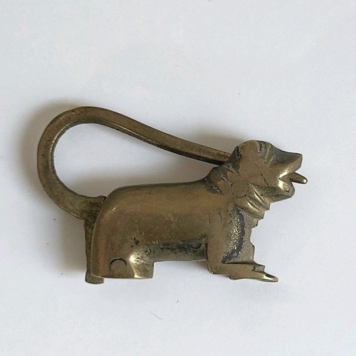 Ancien cadenas zoomorphe chien - cadenas,