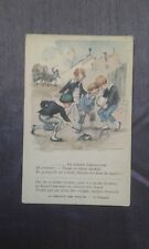 Old postcard illustration poulbot - the legend of the centuries - the toad