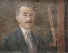 Belle Huile Sur Toile Peintre