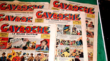 REVUE  BD  GAVROCHE  LOT de 36