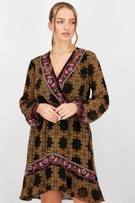 Robe GUESS trapèze à imprimé de médaillons Olena Taille XS, Neuf jamais porté