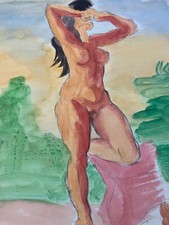 Beau Dessin Femme Nue Nu