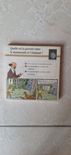 Fiches tintin sous blister - fiches,