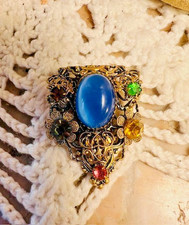 Broche Art Déco pâte de