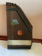 Ancienne CITHARE Accord Zither + Dessin Années 1920