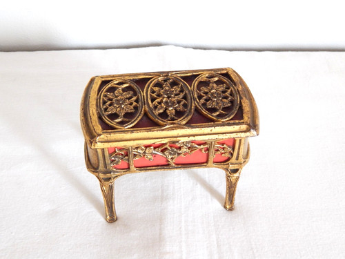 Old brass metal - old,