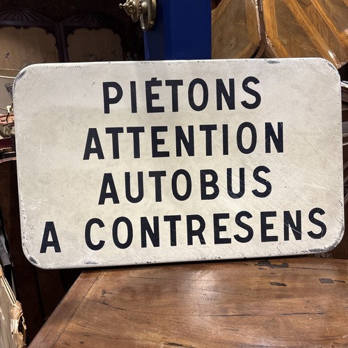Ancien panneau signalisation