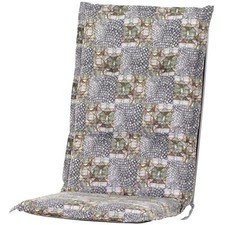 Coussin De Chaise Haut Pour Chaise De Jardin 120x48 Mosaïque Gris
