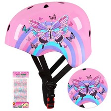 Casque Vélo Enfant 3–14 Ans, Casque Réglable Léger pour Fille et Garçon avec ...