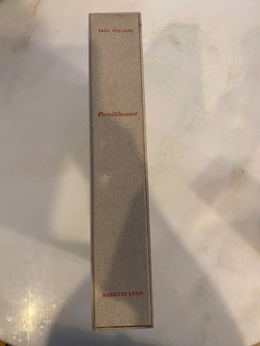 Rare livre parallelement - livre, de