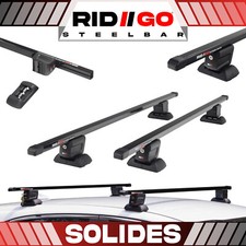 Acier Noir Barres de toit pour CITROEN Berlingo 2 II 08-18 Points de fixation F8